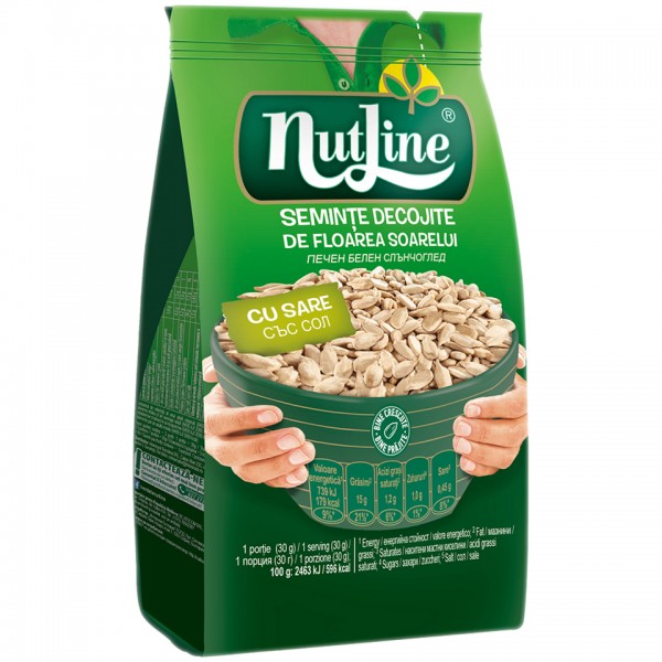 Nutline - Seminte decojite de floarea soarelui, cu sare 100g