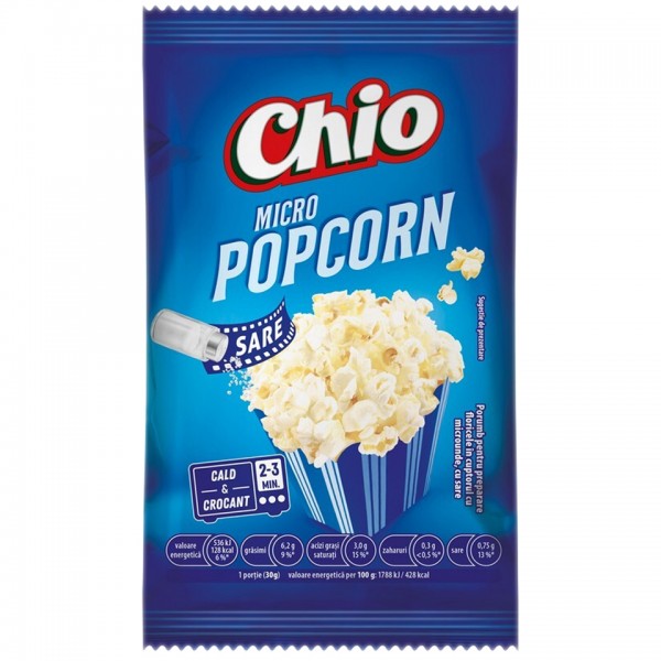 Chio - Popcorn cu sare pentru cuptorul cu microunde 80g