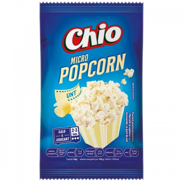 Chio - Popcorn cu unt pentru cuptorul cu microunde 80g
