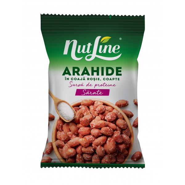 Nutline - Arahide in coaja rosie 145g
