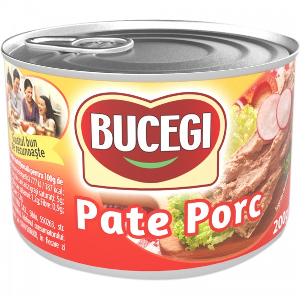 Bucegi - Pate de porc 200g