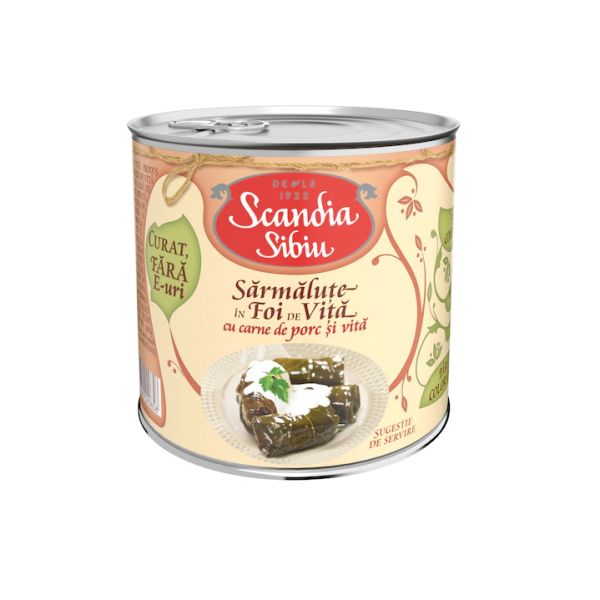 Scandia - Sarmalute in foi vita cu porc si vita 400g