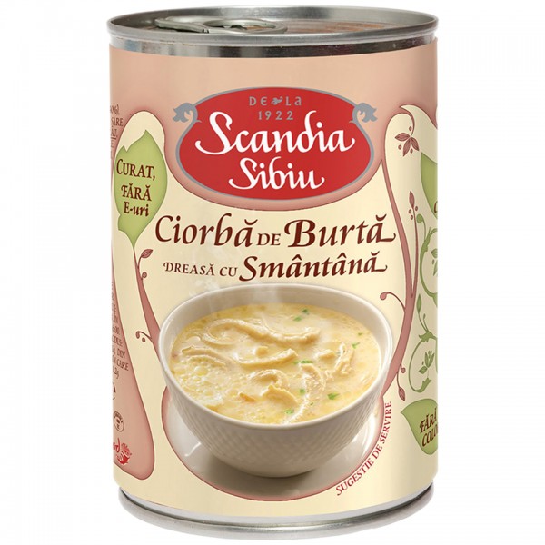 Scandia - Ciorba de burta dreasa cu smantana 400g
