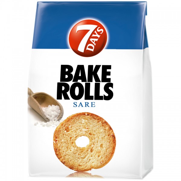 Bake Rolls - Rondele de paine cu sare 80g