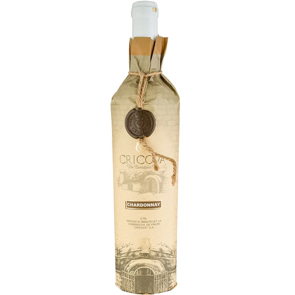Cricova - Chardonnay Vin alb semidulce 0.75L