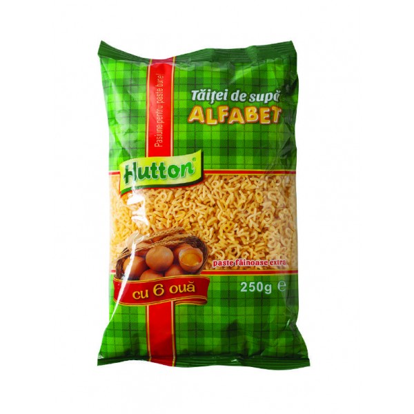 Hutton - Taitei de supa Alfabet cu 6 oua 250g