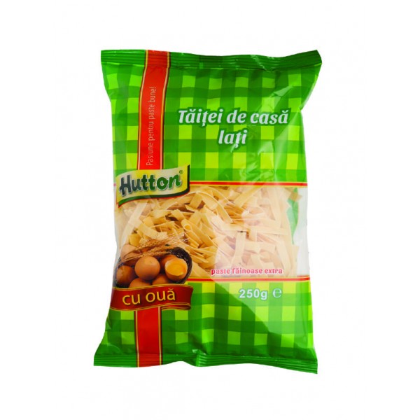 Hutton - Taitei de casa lati cu oua 250g